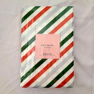 👀50% OFF 🍽 NIP‼️ Kate Spade ♠️ Striped Tablecloth